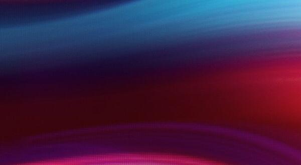 Abstract waves of blue and red blend gracefully, creating a dynamic and serene gradient. The flowing colors evoke a sense of calm and movement.